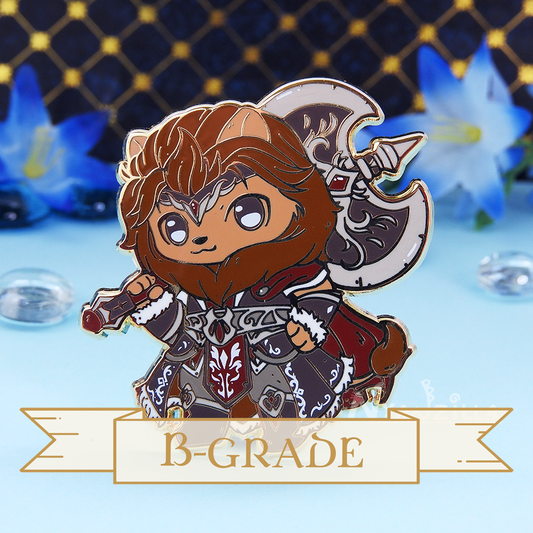 Warriors of Cute Regal Warrior B-Grade Enamel Pin