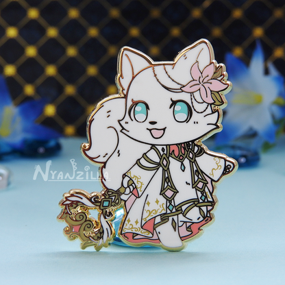 Warriors of Cute Season 2 Regal White Mage Enamel Pin