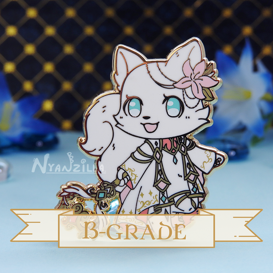 Warriors of Cute Regal White Mage B-Grade Enamel Pin