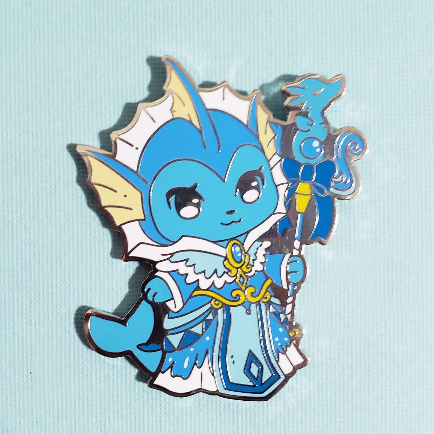 Elementalist Hydro Mage Enamel Pin