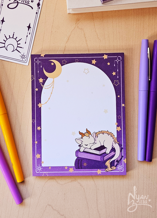 Arcane Library Sleeping Dragon Tear Away Notepad