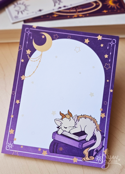 Arcane Library Sleeping Dragon Tear Away Notepad