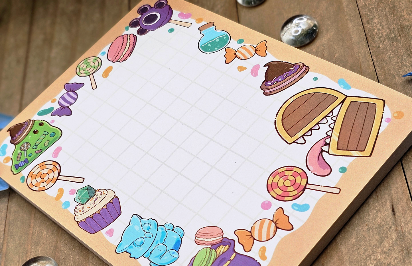 Sweet Loot Mimic Chest DnD Notepad