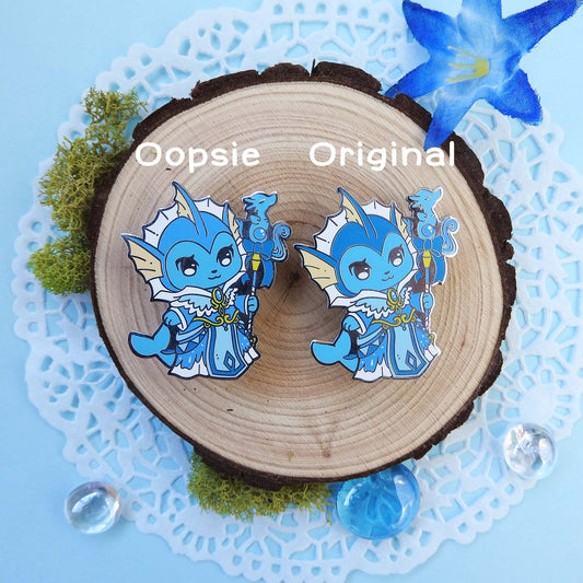 Elementalist Hydro Mage Oopsie Enamel Pin