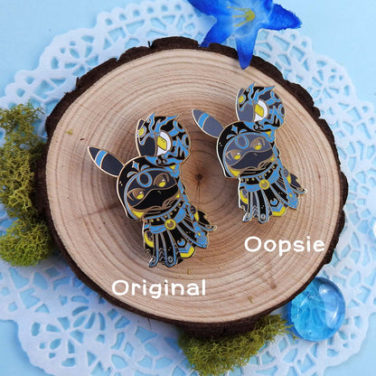 Elementalist Shadow Mage Oopsie Enamel Pin