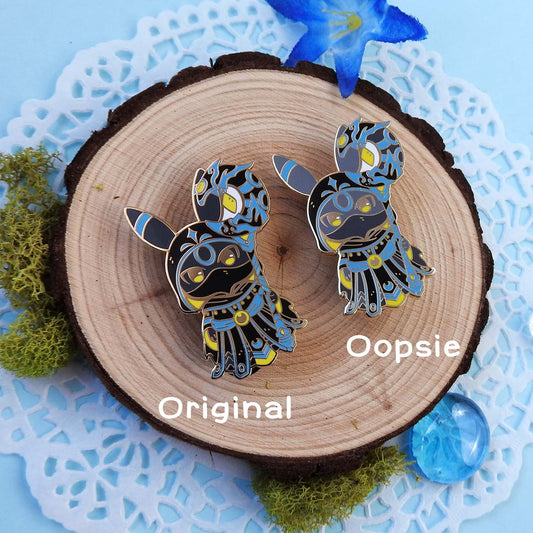 Elementalist Shadow Mage Oopsie Enamel Pin
