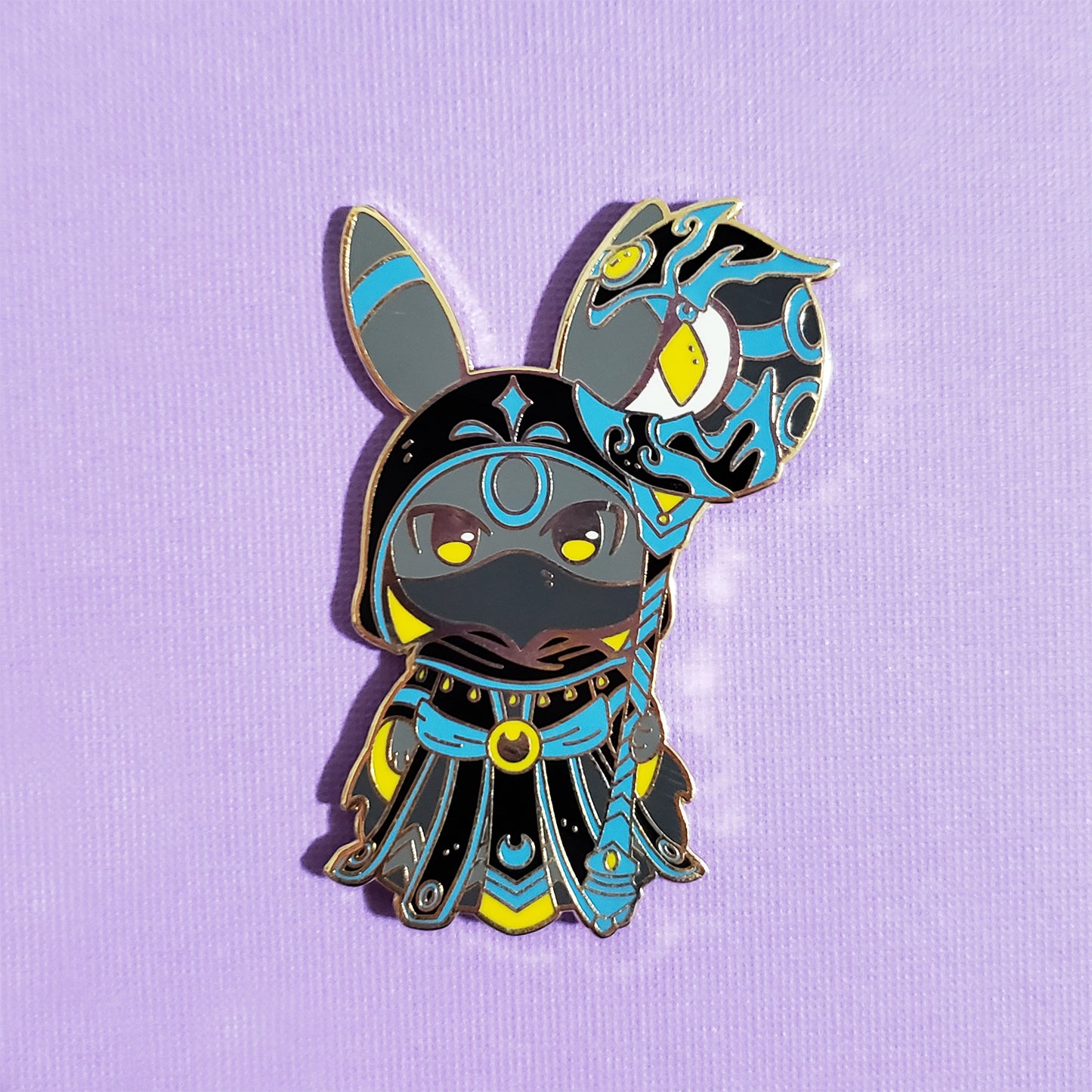 Elementalist Shadow Mage Oopsie Enamel Pin