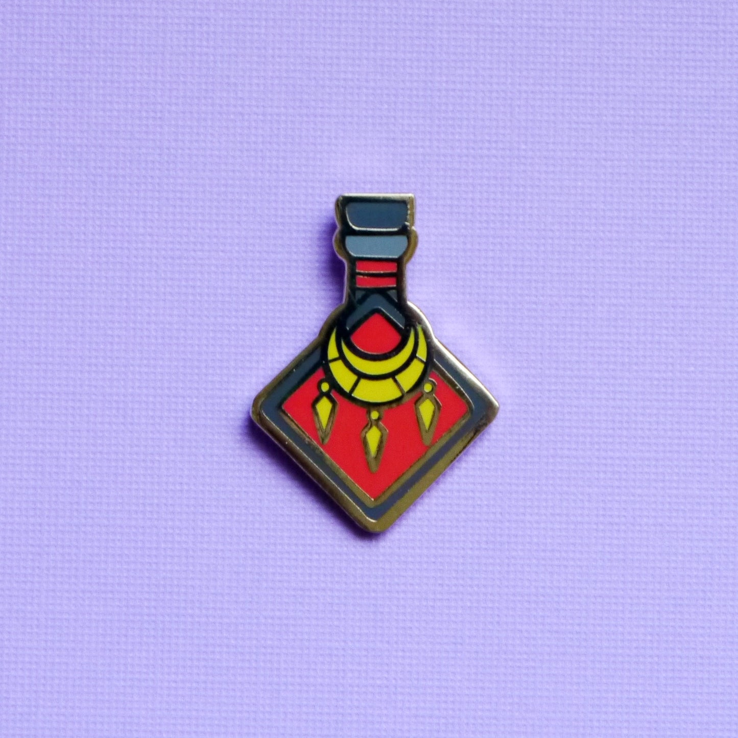 Elementalist Shadow Mage Potion Mini Enamel Pin