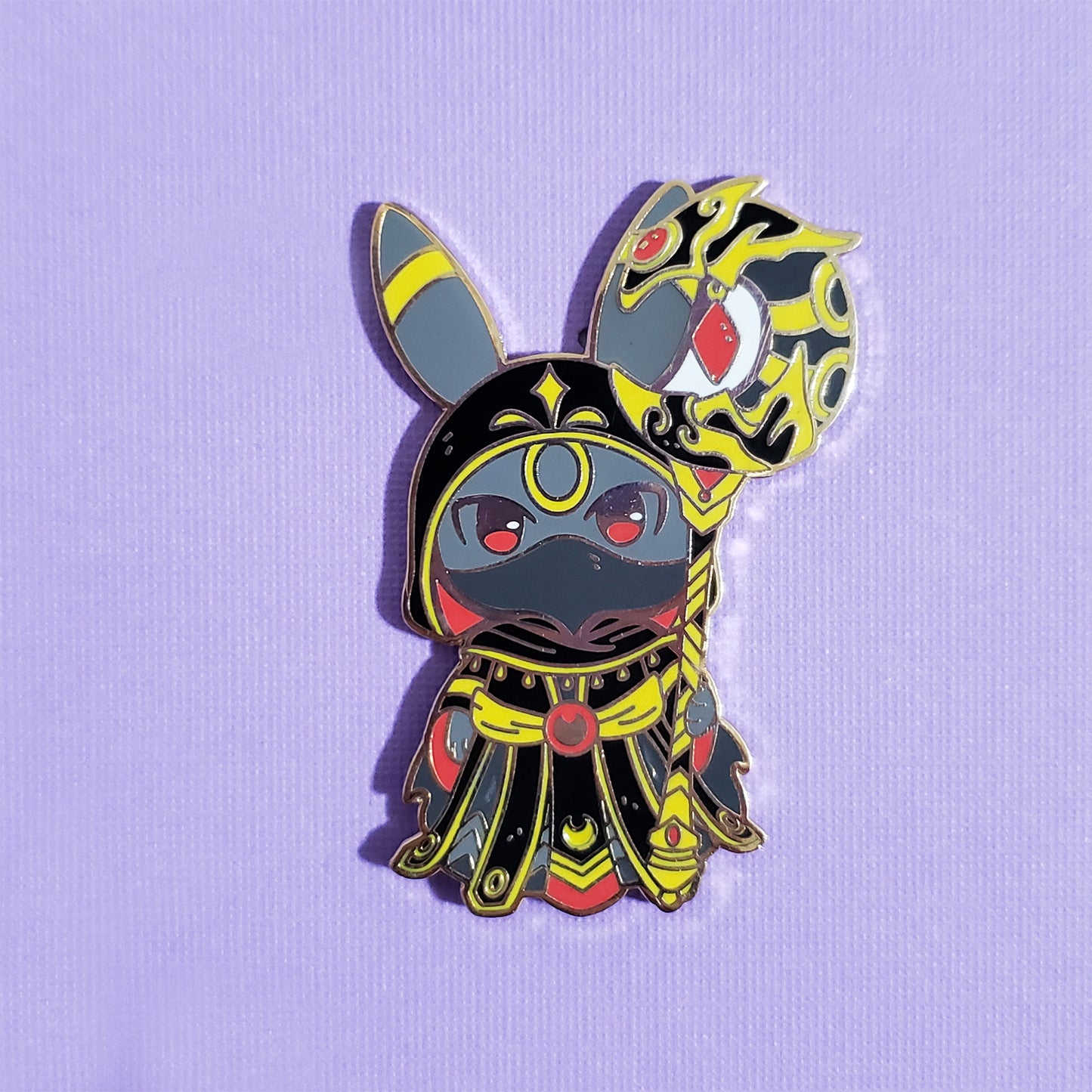 Elementalist Shadow Mage Oopsie Enamel Pin
