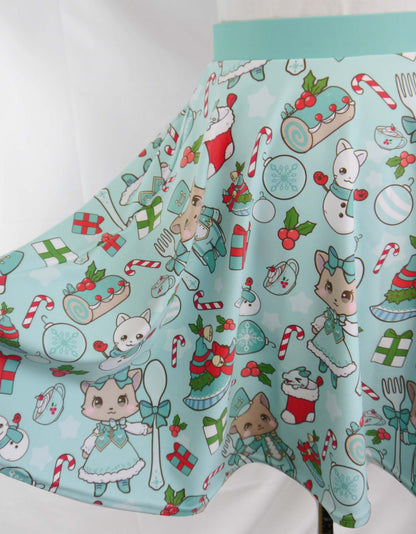 MADE TO ORDER Winter Parade Flare Skirt