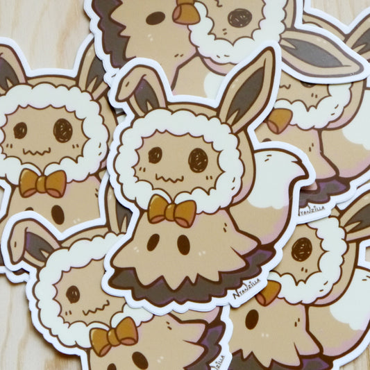 Little Hooded Mimikyu Vinyl Sticker