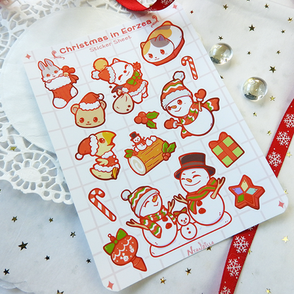 A Day in Eorzea: Christmas Planner Sticker Sheet