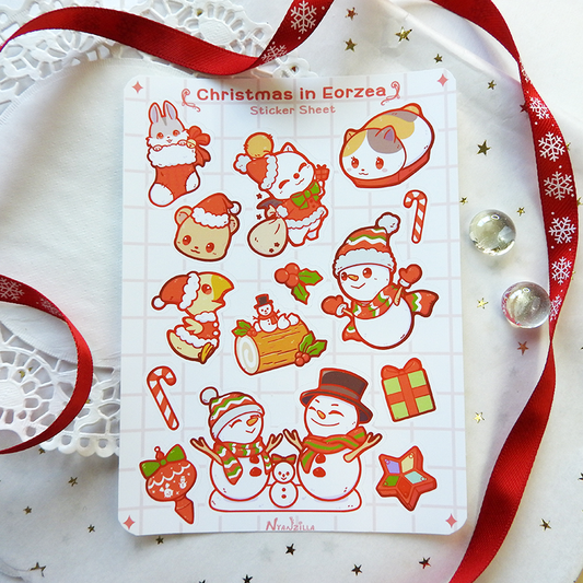 A Day in Eorzea: Christmas Planner Sticker Sheet