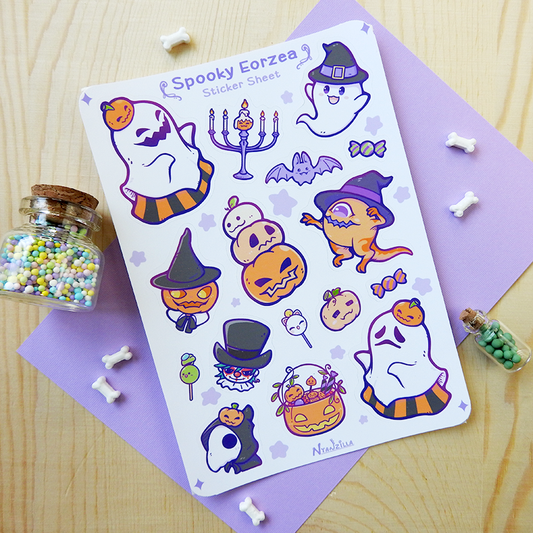 A Day in Eorzea: Spooky Halloween Sticker Sheet