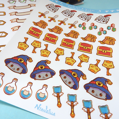 Going on a Quest Planner Sticker Sheet