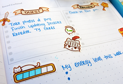 Going on a Quest Planner Sticker Sheet