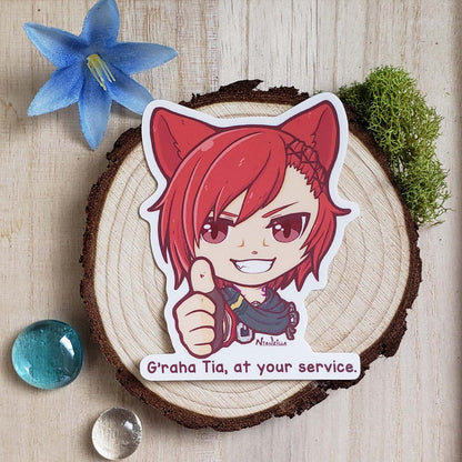 G'raha Tia's Quote of the Day Vinyl Sticker