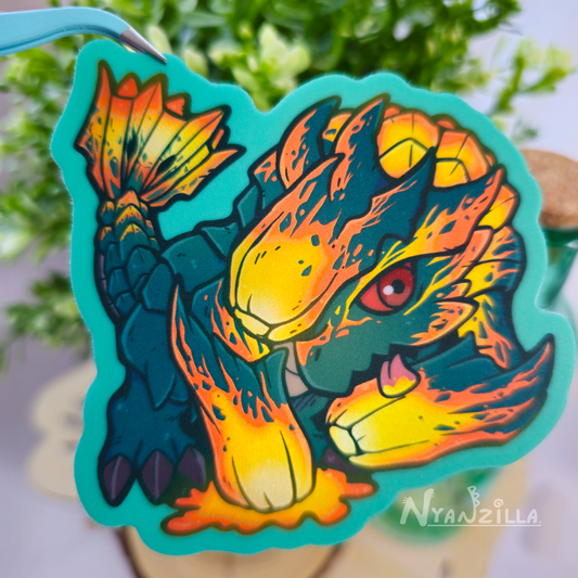 Raging Brachydios Vinyl Sticker