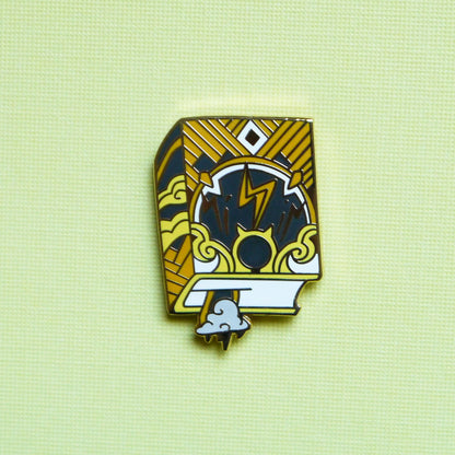 Elementalist Storm Caller Grimoire Mini Enamel Pin