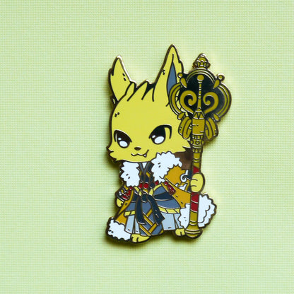 Elementalist Stormcaller Thunder Mage Enamel Pin