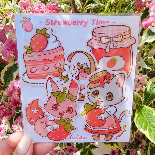 Strawberry Time Sticker Pack