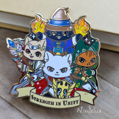 Strength in Unity DnD Enamel Pin
