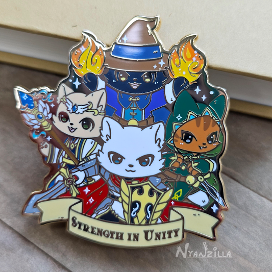 Strength in Unity DnD Enamel Pin