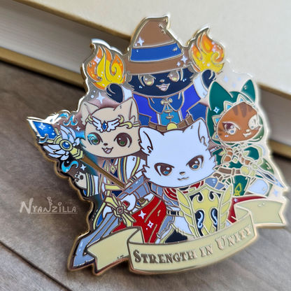 Strength in Unity DnD Enamel Pin