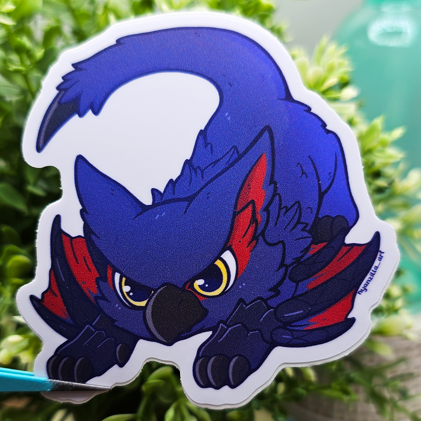 Chibi Nargacuga MH Vinyl Sticker