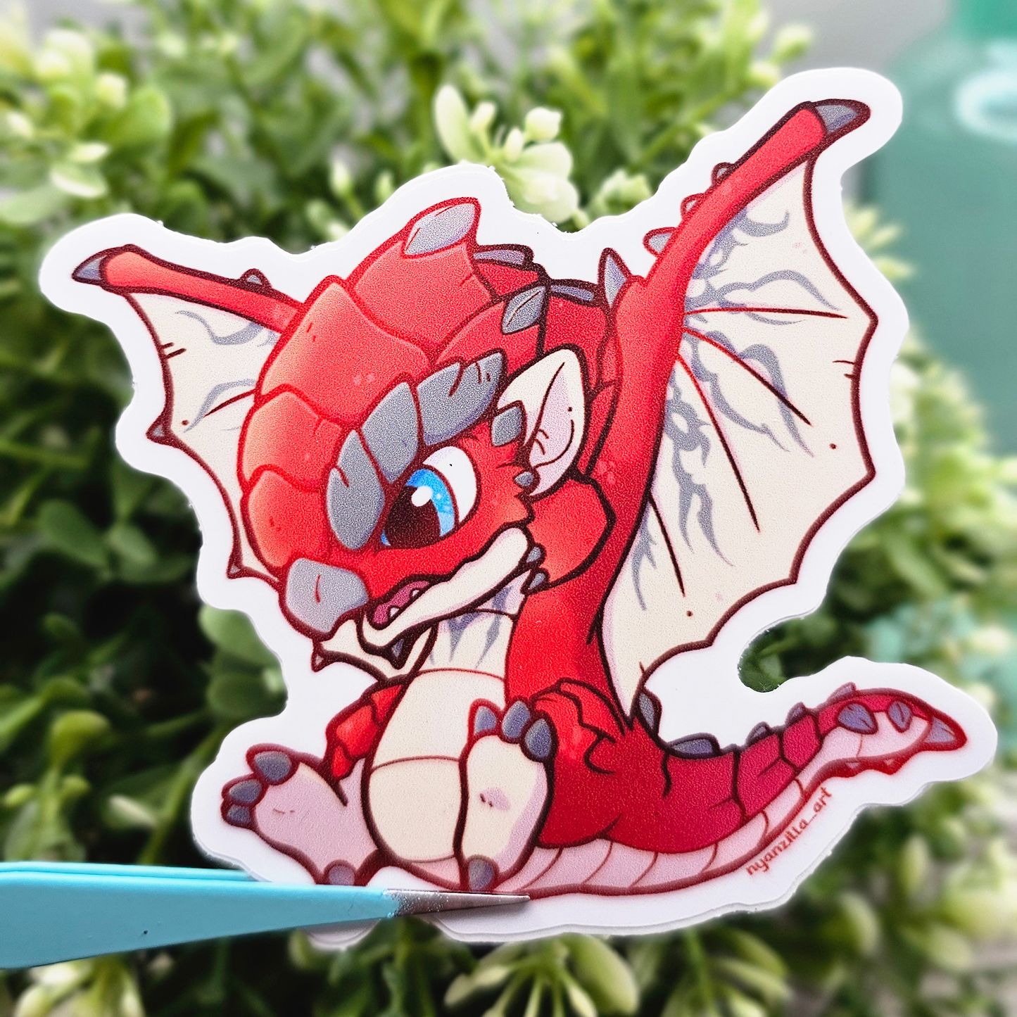 Chibi Rathalos MH Wyvern Vinyl Sticker