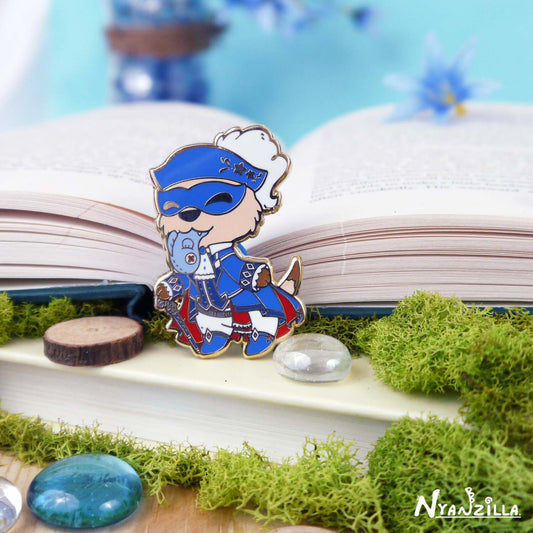Warriors of Cute S1 Blue Mage Enamel Pin