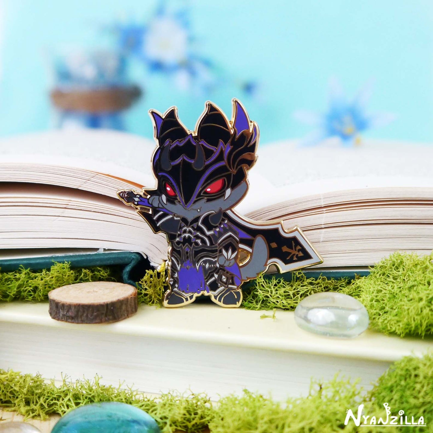 Warriors of Cute S1 Dark Knight Enamel Pin