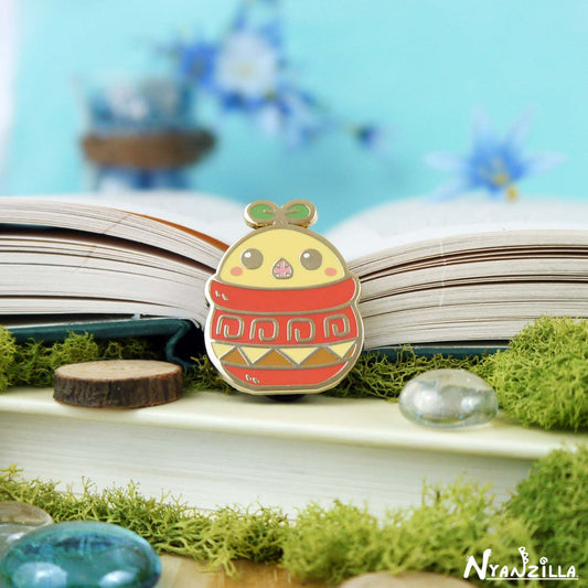 Potted Ronka Enamel Pin