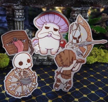 You Died Chibi Dark Souls Sticker Pack