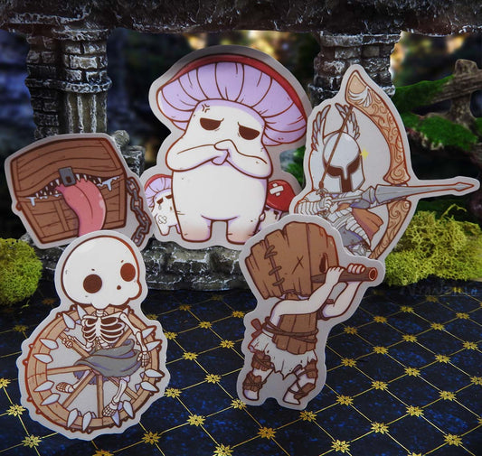 You Died Chibi Dark Souls Sticker Pack