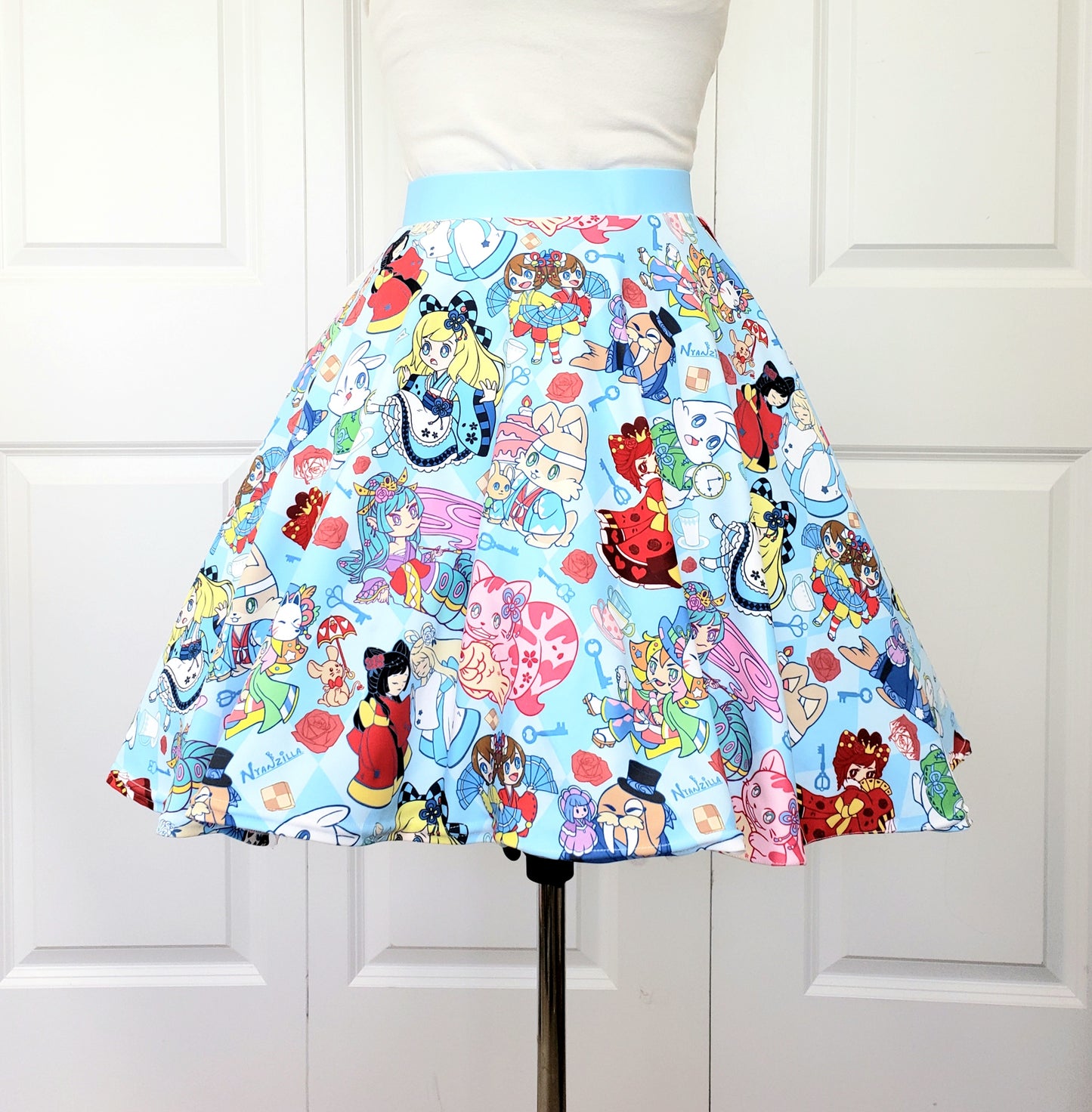 MADE TO ORDER Alice in Kyoto Wonderland Flare Skirt