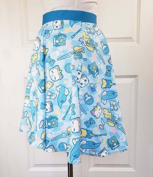 MADE TO ORDER Cute Adventurer Flare Skirt