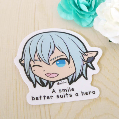 A Knight's Quote of the Day Vinyl Sticker