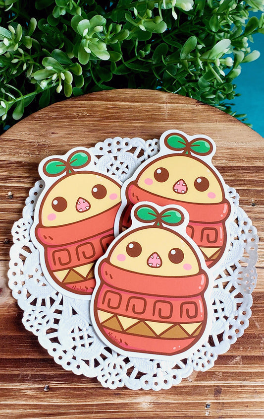 Potted Ronka Vinyl Sticker