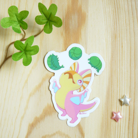 Konchu Loving Wyvern Matte Vinyl Sticker